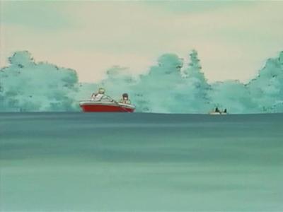 barche nel laghetto di inokashira nell'anime GTO