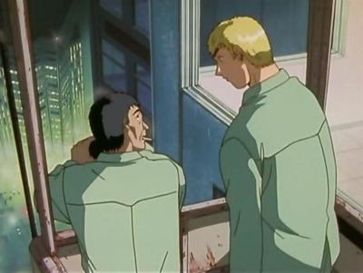 Onizuka fa il lavavetri in un grattacielo di Shinjuku