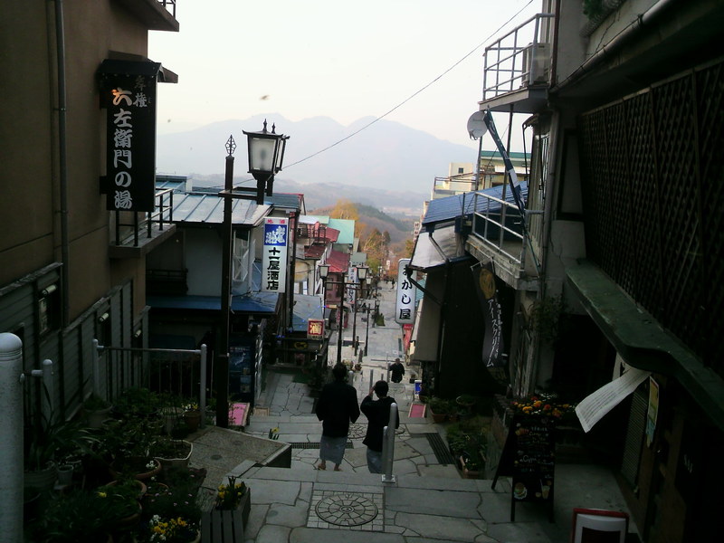 ikaho onsen gunma prefecture scalinata